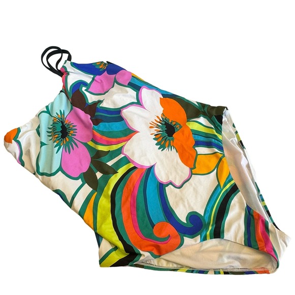 La Blanca One Shoulder One Piece Swimsuit in Sun Catcher NWT Plus Size 18W - Picture 3 of 8